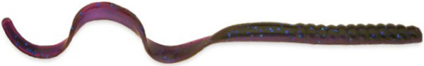 Culprit Worms C720-269 7.5-Inch Blue Fleck Shad Worms, 18-Pack