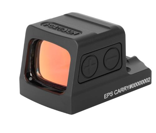 Holosun EPS Enclosed Pistol Red Dot Sight - Black Matte, Multi-Reticle, Solar Powered