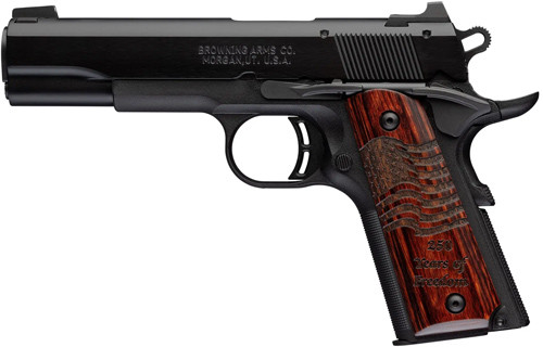 Browning 1911-22 Black Label Semi-Auto Pistol - 22 Long Rifle, 4.25 Inch Barrel, Matte Black Finish