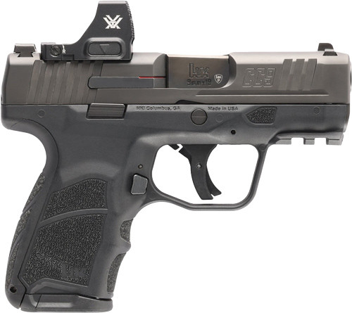 HK CC9 9mm Micro Compact Pistol with Vortex Optic, 3.32-Inch Barrel, Black Polymer Frame