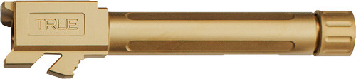 True Precision Glock 17 9mm Luger Barrel with Gold Finish - Part TPG17BXTG