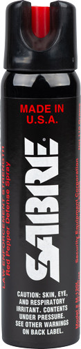 Sabre M-120L 3-in-1 Pepper Spray with UV Dye, Red Pepper, and Tear Gas - 4.36 oz