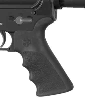 Hogue AR-15 Beavertail Grip with Finger Grooves, Black Matte Rubber – Part 15020