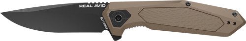 Real Avid RAV-3 Folding Knife with Assisted Opening and Coyote Tan Handle