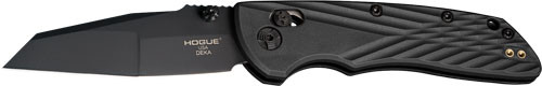 Hogue Deka Able Lock Folding Knife - Blue/Black Polymer Handle, Stainless Steel Blade