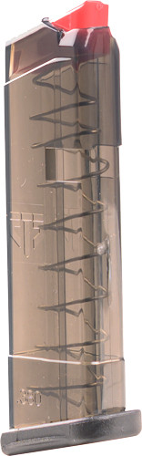 Elite Tactical Systems Group ETS Magazine for Glock 380 Auto - Carbon Smoke Polymer, 9 Rounds