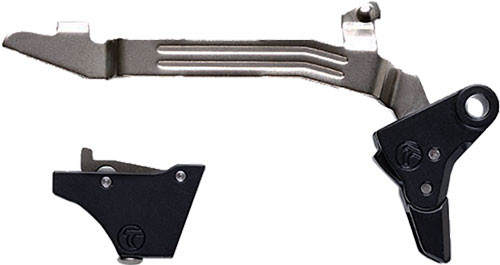 Timney Alpha Glock Pivot Trigger for Glock Gen 3 & 4 – Black Aluminum, 3 lb Pull