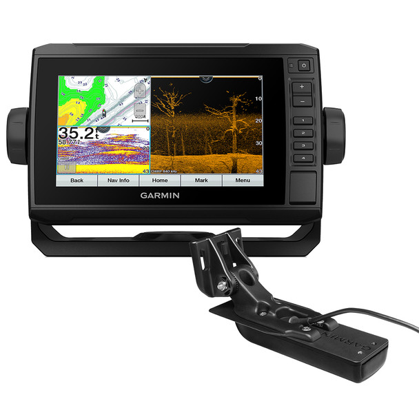 Garmin ECHOMAP UHD 73cv US LakeV g3 Chartplotter with GT24UHD-TM Transducer
