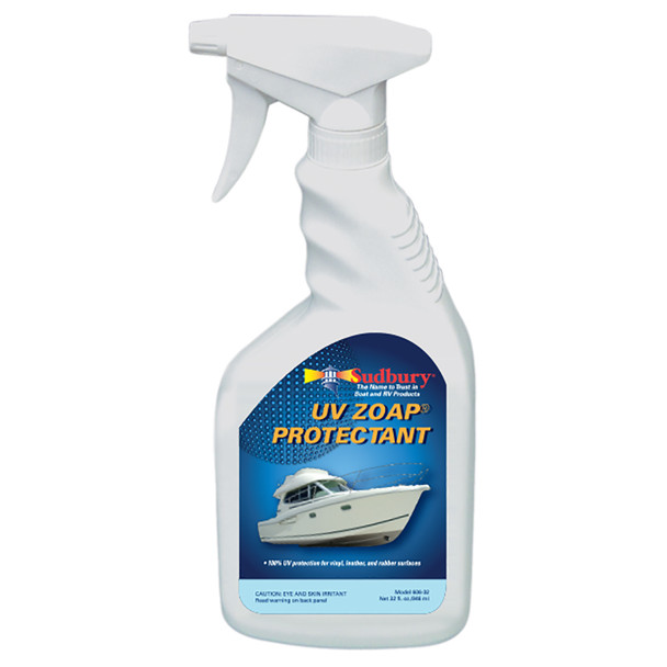 Sudbury UV Zoap Protectant - 32oz Spray for Vinyl, Leather & Rubber Surfaces