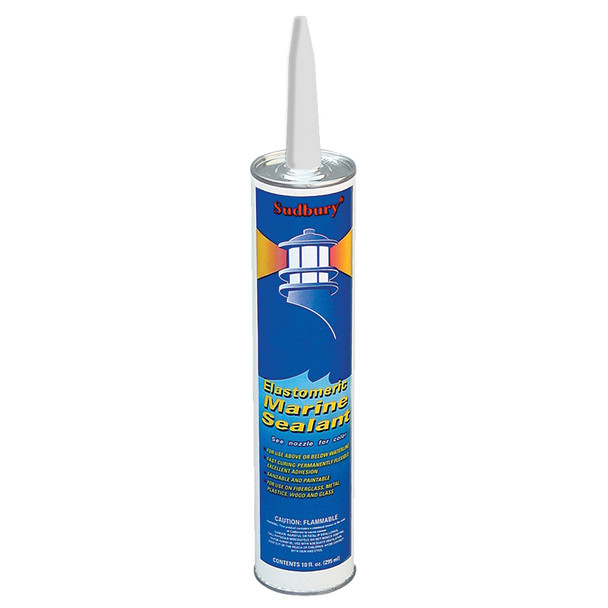 Sudbury Elastomeric Marine Sealant 10oz Cartridge - Clear