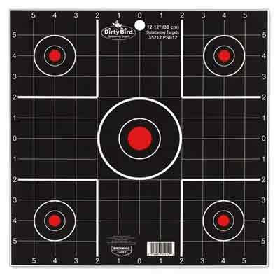 Birchwood Casey B/C Target Dirty Bird 12" Sighting Targets, 12 Sheets