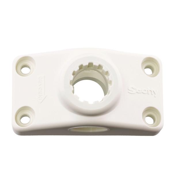 Scotty 241-WH Combination Side or Deck Mount for Gunnel or Rail Mounting