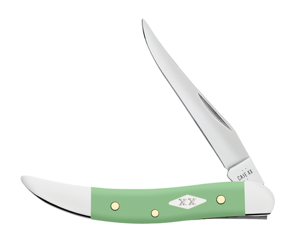 Case Cutlery Texas Toothpick 1-Blade Pocket Knife, 3-Inch Mint Green