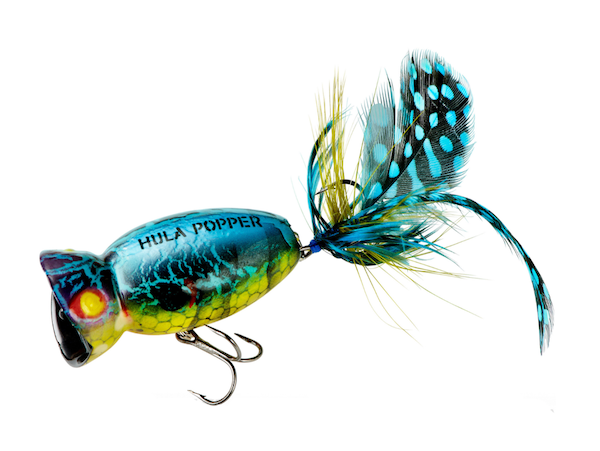 ARBOGAST G761-537 Hula Popper 2.0 2-Inch Blue Kill