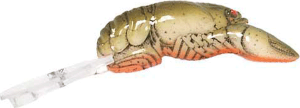 Rebel D7460 Big Craw 2 5/8" Stream Craw for Enhanced Bait Performance
