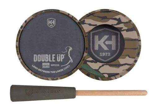 Knight and Hale Double Up Pot Mechanical Call - Hand Made in USA, Black