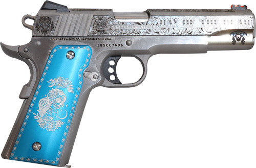 Colt Competition .38 Super 5-Inch Stainless Steel Semi-Auto Pistol with Adjustable Sights