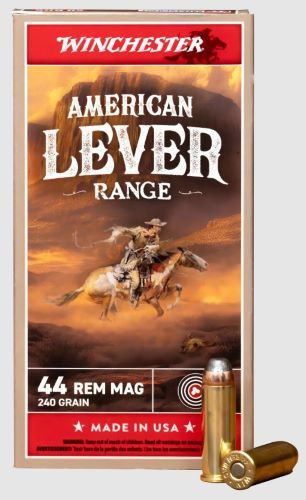 Winchester Ammunition W44MAL American Lever 44 Magnum 240-Grain Jacketed Soft Point Ammo