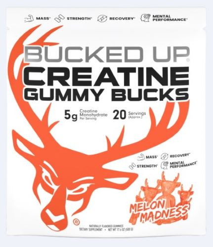 Bucked Up Creatine Gummies - 5g Creatine Monohydrate for Enhanced Mental Performance