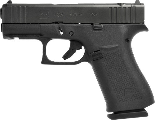 Glock G43X MOS 9mm Luger Semi-Auto Handgun with 2 Magazines
