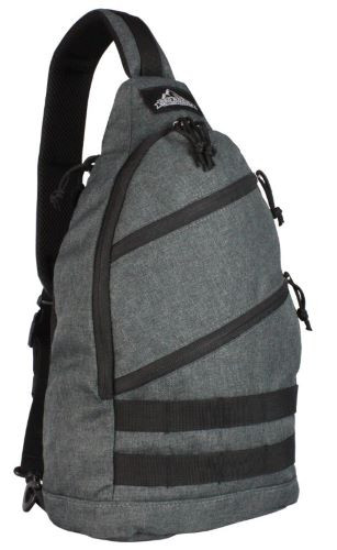 Red Rock Gear Metro Sling Pack - Charcoal Crossbody Bag with 11 Liters Storage