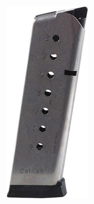 Mec-Gar Magazines 1911 Government .45 ACP 8-Round Stainless Steel Magazine - Part MGCG4508SPF