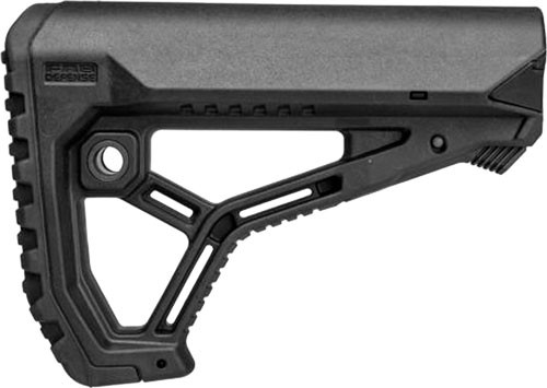 F.A.B. Defense FXGLCOREB Buttstock for AR-15 – Compact, Ergonomic Design with Interchangeable Buffer Tube Adapters
