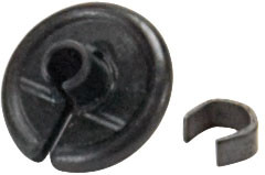 Allen Kisser Button Soft - Black, 0.75 x 1.90 x 3.85 Inches, Easy Install String Loop Nocking Aids