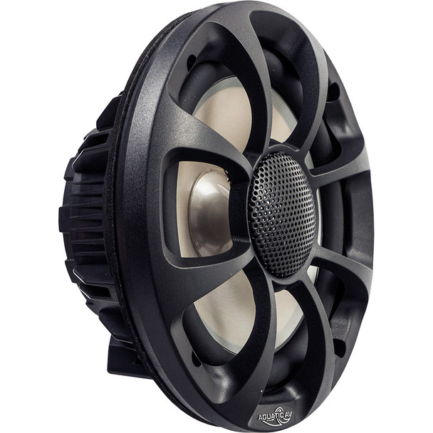 Aquatic AV 6.5-inch PRO Sport Speakers - Black (Pair) with RGB Lighting Control