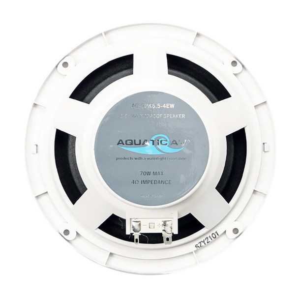 Aquatic AV EC121 6.5-inch Waterproof Economy Speakers - White Pair