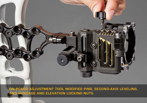Trophy Ridge Fix 5 Bow Sight with Ultra Bright Micro Adjustability