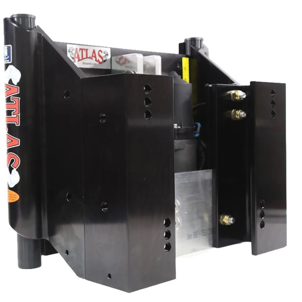 T-H Marine Supplies Atlas 8-Inch Set Back Hydraulic Jack Plate - Heavy Duty Black for Larger Outboards up to 400 HP