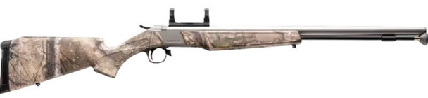 CVA WOLF V2 209M 50 Caliber Break Action Rifle with Synthetic Camo Stock and Integral Scope Mount