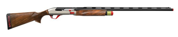 Retay USA ACE Sport Shooting 12-Gauge Semi-Auto Shotgun with Walnut Stock and Silver Finish