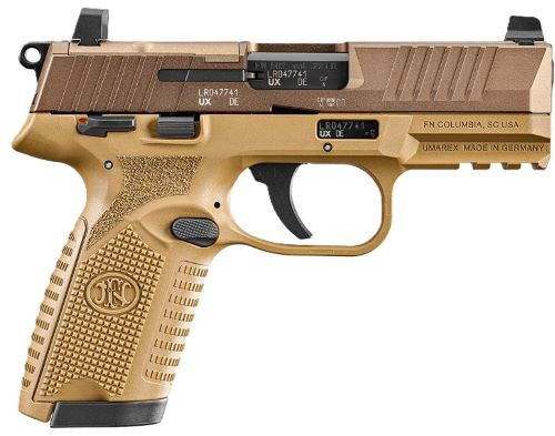 FN America FN 502 MRD 22 LR Semi-Auto Pistol with 2 Magazines and Flat Dark Earth Finish