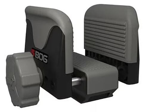 Bog DeathGrip Arca Head - Black Magnesium and Rubber Pod Mount with Patented Dual Jaw Closure