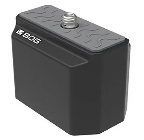 Bog DeathGrip Mounting Block with Fixed 1/4-20 Inch Stud and 3/8 Inch Compatibility