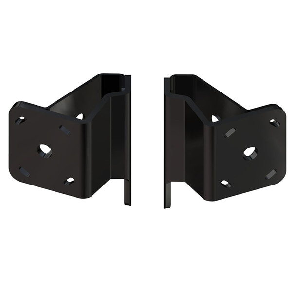 Power-Pole Dual-Braced Kit S-2-2 in Black for Shallow Water Anchors and Transom Mounting