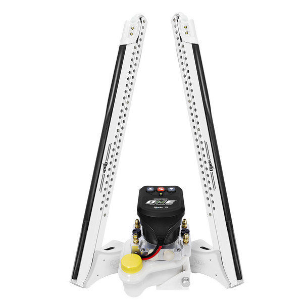 Power-Pole Blade ONE Pump BLS Shallow Water Anchor System - 8 ft Dual Blade - White by Power-Pole