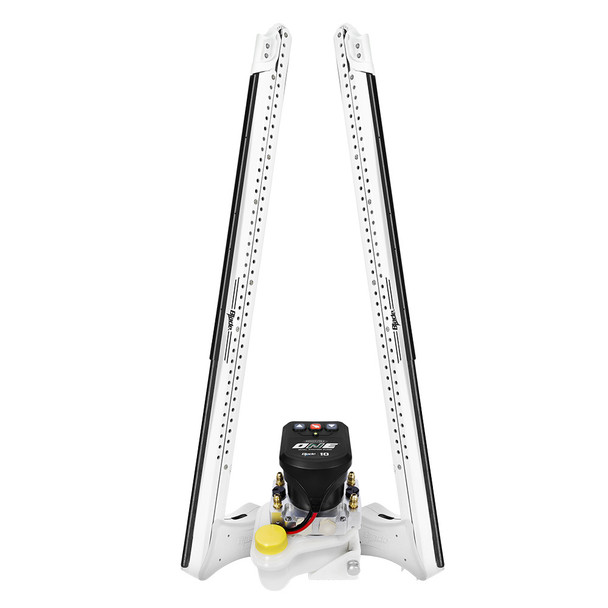 Power-Pole Blade ONE Pump BLS Shallow Water Anchor System - 10 ft Dual Blade - White