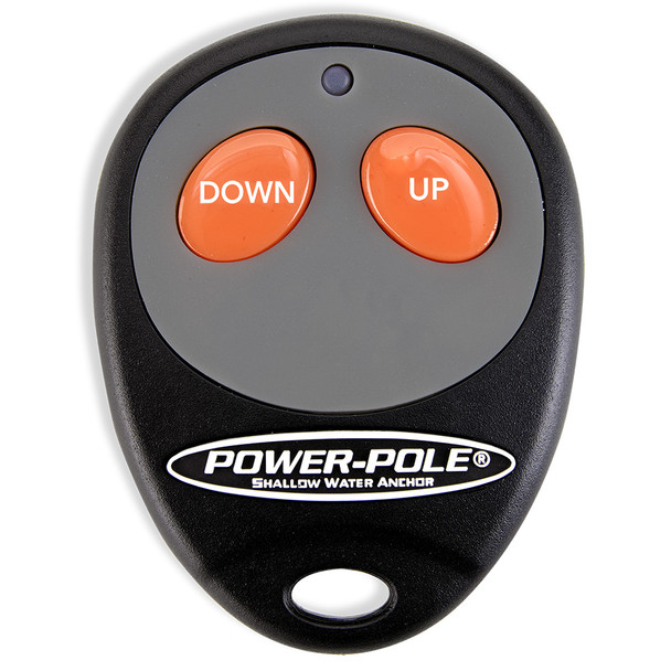 Power-Pole CM2-KF-STD-PP Remote Control Transmitter Fob - Wireless Two-Button Key Fob with Waterproof Design and Floatable Lanyard