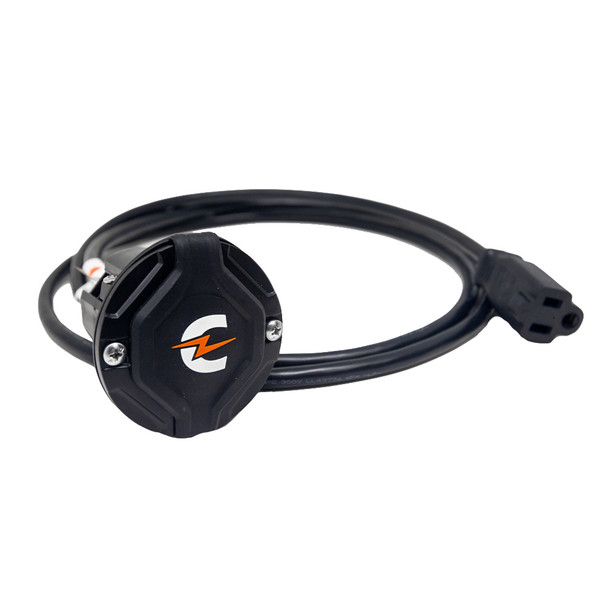 Power-Pole Charge Plug Port with 6 ft. AC Extension for Marine Power Management Station