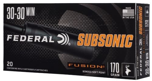 Federal Fusion 30-30 Winchester 170-Grain Polymer Tipped Rifle Ammunition