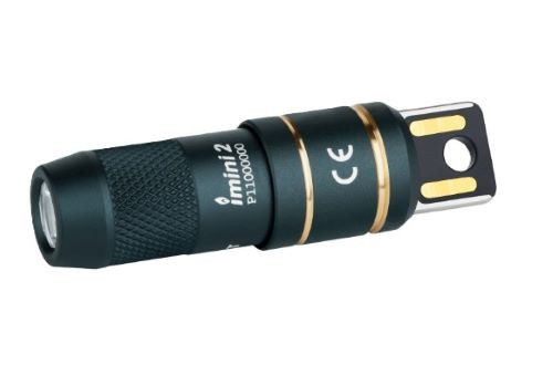 Olight IMINI 2 Magnetic LED Flashlight - Midnight Blue, Aircraft Grade Aluminum, 50 Lumens