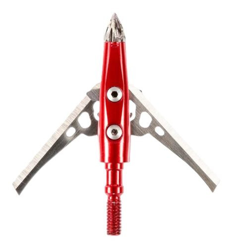 RAGE Broadhead Chisel Tip NC - 2-Inch Cut, Stainless Steel Mechanical Broadheads