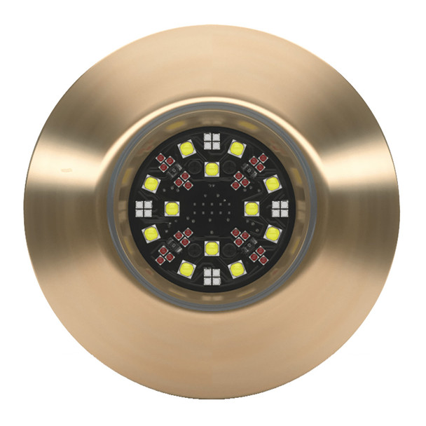 Lumishore EOS TIX404 Interchangeable Thru-Hull Underwater Light with RGBW Color Change and 7,500 Lumens