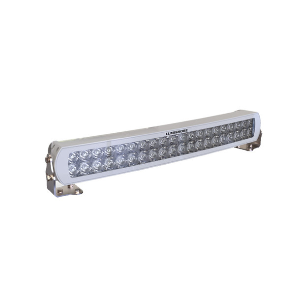 Lumishore 20-inch Curved Light Bar with White LED - Marine-Grade Waterproof Illumination
