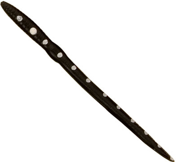 Creme Lures Crem Scound 6-Inch 15-Byte Black and White Dots