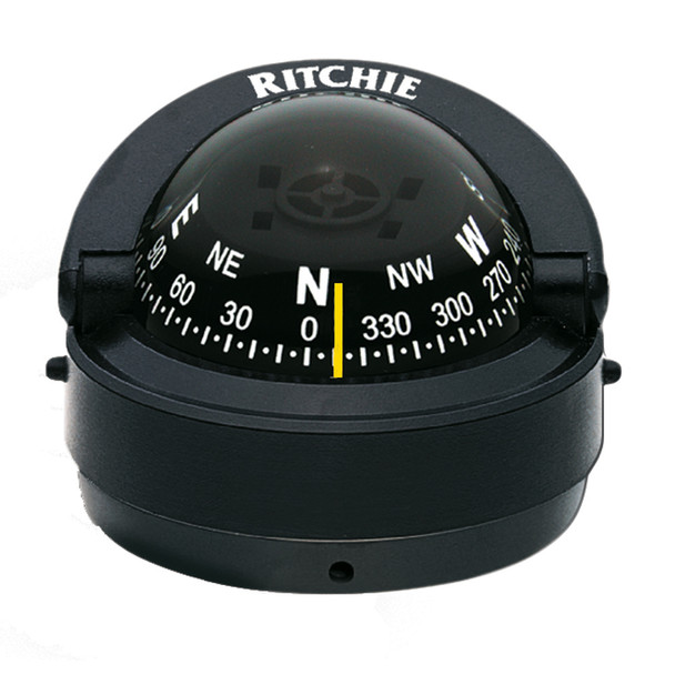 Ritchie S-53 Explorer Compass Surface Mount - Black