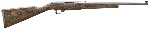 Ruger 10/22 .22 Long Rifle Stainless Sporting Rifle with Walnut Stock and Engraved Finish